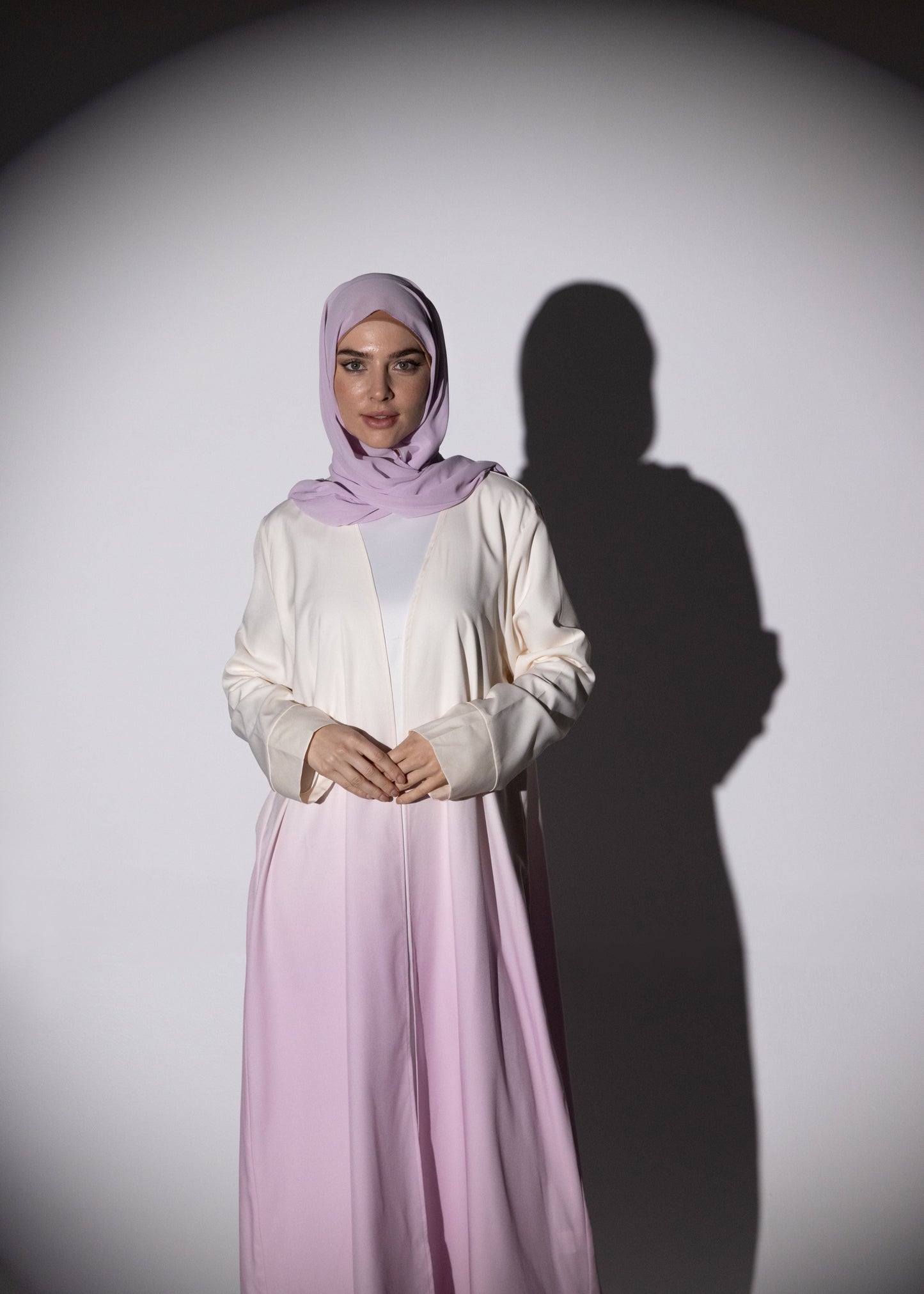 Flow Gradient Abaya - Pink